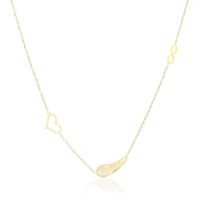 Naszyjnik Stal Chirurgiczna Złoty Nst1065