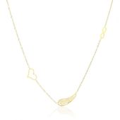 Naszyjnik Stal Chirurgiczna Złoty Nst1065