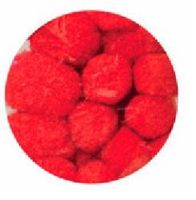 pompony czerwone 80szt. | pom-080