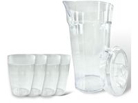 dzbanek na wodę pojemność 1,7L + 4 kubki dzba184