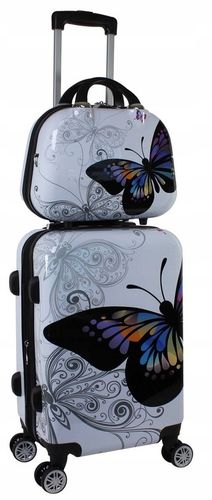 MOTYLE MAŁA WALIZKA KABINOWA BAGAŻ PODRÓŻ KUFEREK KOSMETYCZKA DZIECIĘCA na Arena.pl