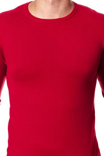 WRANGLER CREW KNIT RED W85672P47 L na Arena.pl