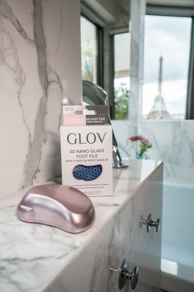 GLOV Pumeks tarka do stóp z nano szkła różowa – usuwa zrogowaciały naskórek zdjęcie 9