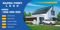 BANER REKLAMOWY projekt 200x100 cm FOTOWOLTAIKA