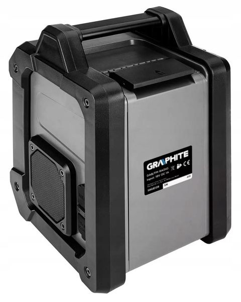 RADIO BUDOWLANE ENERGY+ 18V,BEZ AKU GRAPHITE zdjęcie 3