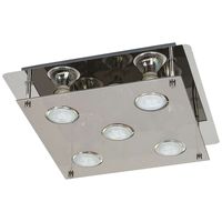 LAMPA sufitowa NAOMI 2642 Rabalux kwadratowa OPRAWA plafon przydymiony chrom