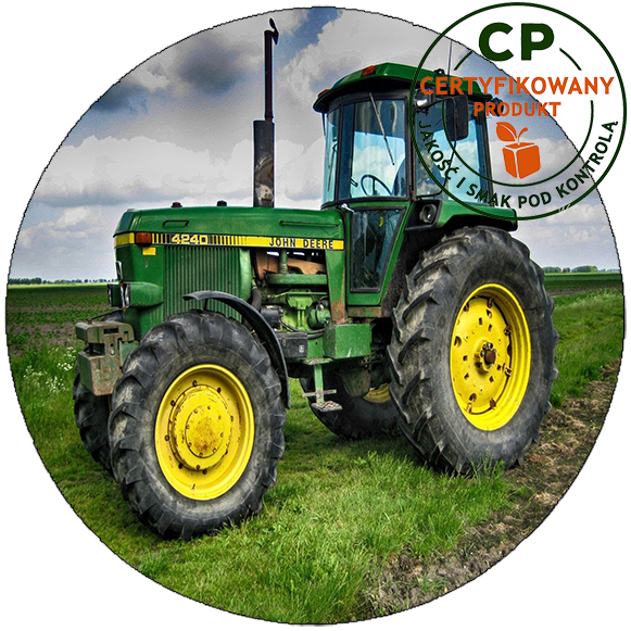 Opłatek na tort Traktor - Ciągnik zdjęcie 1