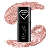 SEMILAC Lakier hybrydowy 458 Sparkling Rose 7ml