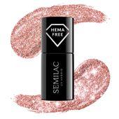 SEMILAC Lakier hybrydowy 458 Sparkling Rose 7ml