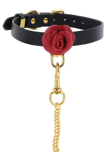 wild roses collar & leash black na Arena.pl