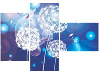 100CM 80 OBRAZ 3 ELEM DMUCHAWCE ABSTRAKCYJNYM TLE ŚCIENNY