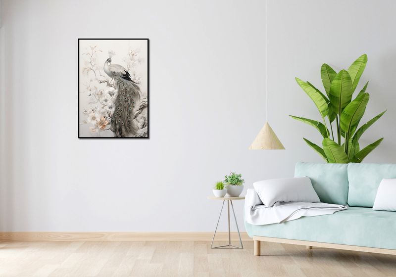 Plakat 59,4x84,1cm Pawia Gracja zdjęcie 4