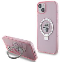Etui Karl Lagerfeld do iPhone 15, iPhone 14, iPhone 13, Różowy, MagSafe