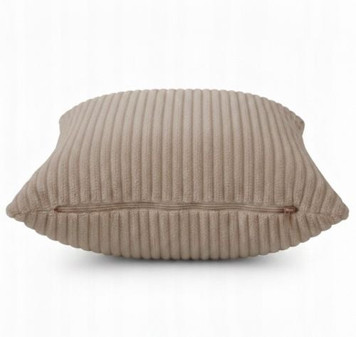 Poszewka dekoracyjna Jasiek sztruks toczona 40x40 jasny brąz na Arena.pl