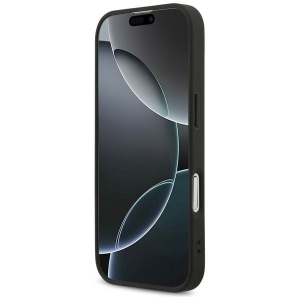 Etui Guess Fixed Glitter Big 4G do iPhone 17 czarny zdjęcie 5