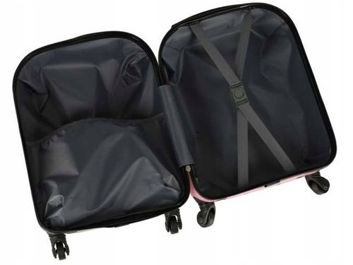 Walizka Podróżna dla Dzieci na Kółkach Bagaż Podręczny Rączka Kotek Kot na Arena.pl