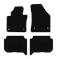 Dywaniki welurowe CARLUX-SILVER do Volkswagen Touran I 2FL, czarne