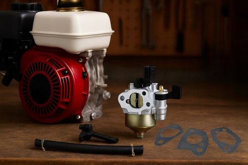 Gaźnik zamiennik do Honda GX160 GX200 5.5–6.5KM Loncin + kranik + na Arena.pl