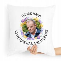 Poduszka Prezent Politycy Donald Tusk Platforma Po Z Nadrukiem Ze Zdjęciem