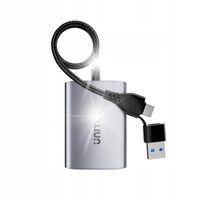 Adapter Rozdzielacz USB 3.0 / USB-C - 2 x HDMI Full HD MST