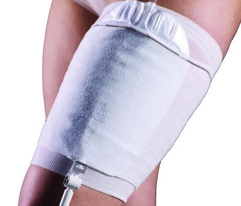 Pasek opaska mocująca ochronny na worek na mocz na nogę roz. M na Arena.pl