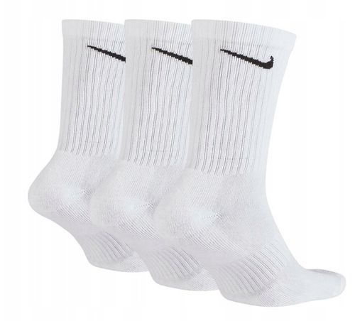 SKARPETY NIKE UNISEX 38-42 BIAŁE ZA KOSTKĘ 3 PARY na Arena.pl