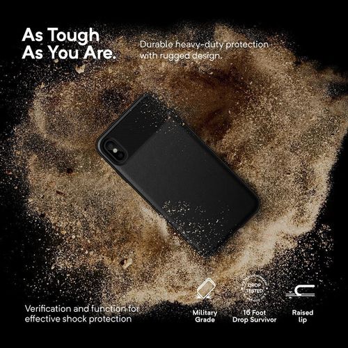 Caseology Vault Case - Etui iPhone Xs Max (Black) na Arena.pl