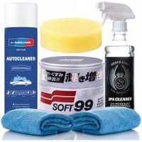 Wosk Samochodowy Pearl & Metalic SOFT99 Autocleaner IPA Cleaner Mikrofibry