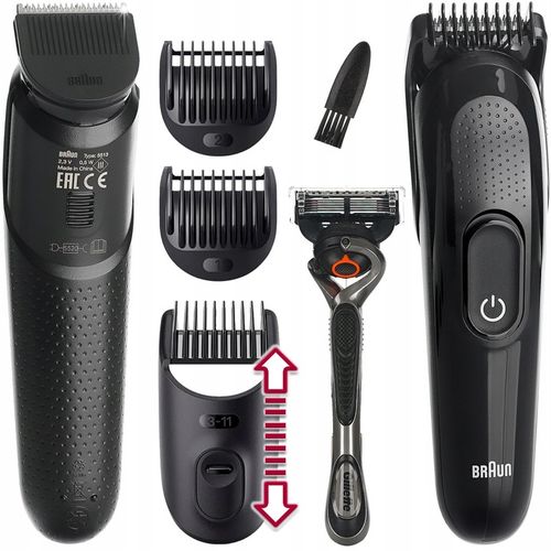 Braun Series 3 : Maszynka do włosów, Trymer, Golarka - Wszystko w jednym HQ na Arena.pl