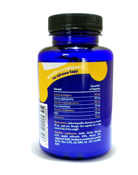 Na silne stawy Suplement dla psów i kotów Do Michy 80 kapsułek zdjęcie 3