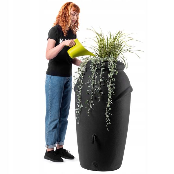 Kadax Zbiornik Na Deszczówkę 210L Beczka Kompletny zdjęcie 6