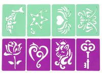 KREATYWNY ZESTAW TATUAŻOWY Z AKCESORIAMI