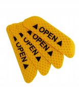 4 szt kpl odblaski ostrzegawcze OPEN drzwi klapa
