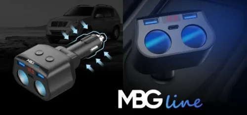 ROZDZIELACZ GNIAZDA ZAPALNICZKI 12-24V 3xUSB QC PD na Arena.pl