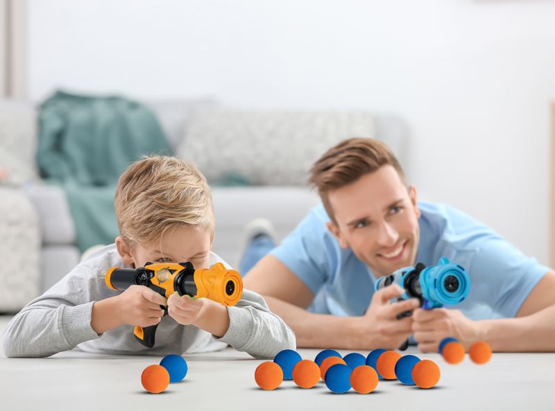 Robot Gra Strzelanie do Celu Pistolet Licznik LCD zdjęcie 7