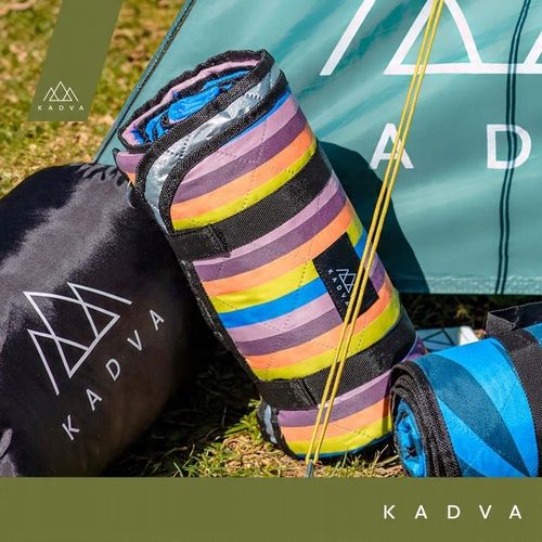 DUŻY Koc PIKNIKOWY turystyczny KADVA Rulo 140 x 170 cm PLAŻOWY na biwak na Arena.pl