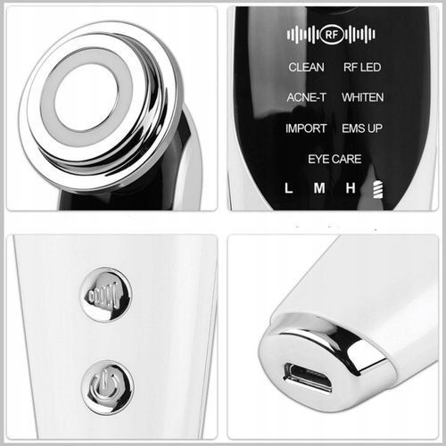 MASAŻ TWARZY MASAŻER LIFTINGUJĄCY UJĘDRNIAJĄCY 7W1 EMS MEZOTERAPIA LIFTING na Arena.pl