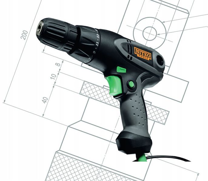 WIERTARKO-WKRĘTARKA NITEO TOOLS 280W sieciowa zdjęcie 2