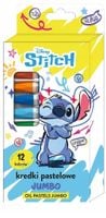 KREDKI PASTELOWE JUMBO 12kol. STITCH 0880