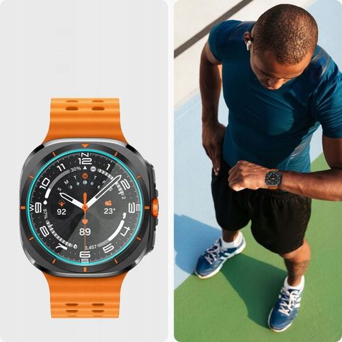 2x SZKŁO Hartowane SPIGEN EZ + Aplikator do Samsung Galaxy Watch Ultra 47mm na Arena.pl