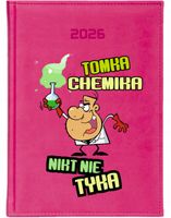 KALENDARZ A6 2026 TYGODNNIOWY PLANER nadruk PREZENT DLA CHEMIKA + IMIĘ