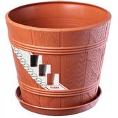 DONICZKA OSŁONKA Z PODSTAWKĄ DONICA TERAKOTA 26cm