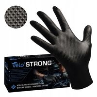 RĘKAWICE RĘKAWICZKI NITRYLOWE B. MOCNE ROBOCZE VELO STRONG GRIP - XL 50 SZT