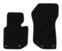 Dywaniki przednie welurowe czarne do: BMW 3 E36 1993-2001 cabrio