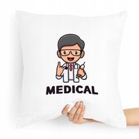 Poduszka Prezent Dla Doktora Lekarz Medical Z Nadrukiem Ze Zdjęciem