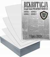 Ulotki A6 reklamowe firmowe 100szt wiele wzorów do wyboru REKRUTACJA