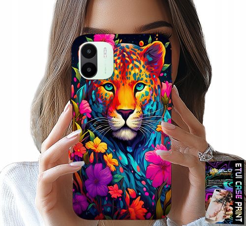ETUI DO XIAOMI REDMI A2 - KWIECISTE WZORY TYGRYS TYGRYSEK + FOLIA na Arena.pl