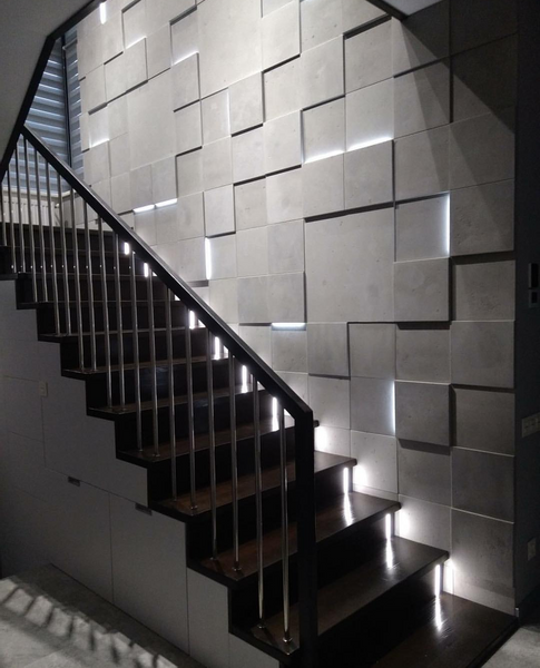 Panele Ścienne 3D KWADRAT 50x50 Dekoracyjne zdjęcie 10