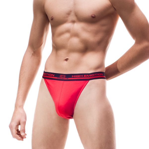 Stringi HIGH EMOTION Kolor: claret | Rozmiar: XL zdjęcie 2