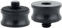 Adapter tuleja redukcja 3/8" na 3/8" statywowa aluminiowa z gumą 22 mm